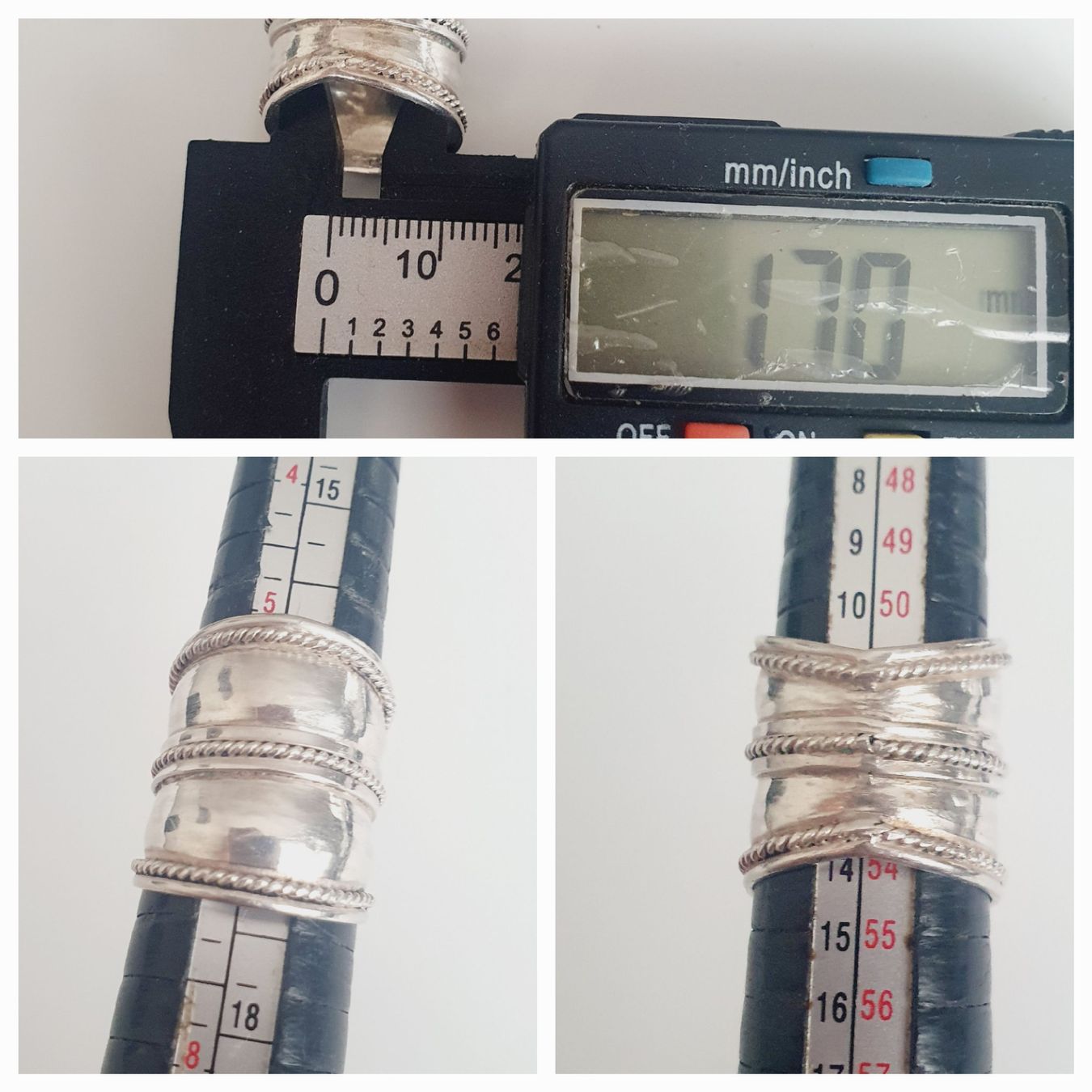 Anelli: Silberring im Boho- oder Bali-Stil 925 gr. 17 mm – Usato da Kreuzlingen venduto da Wunderkiste123 9
