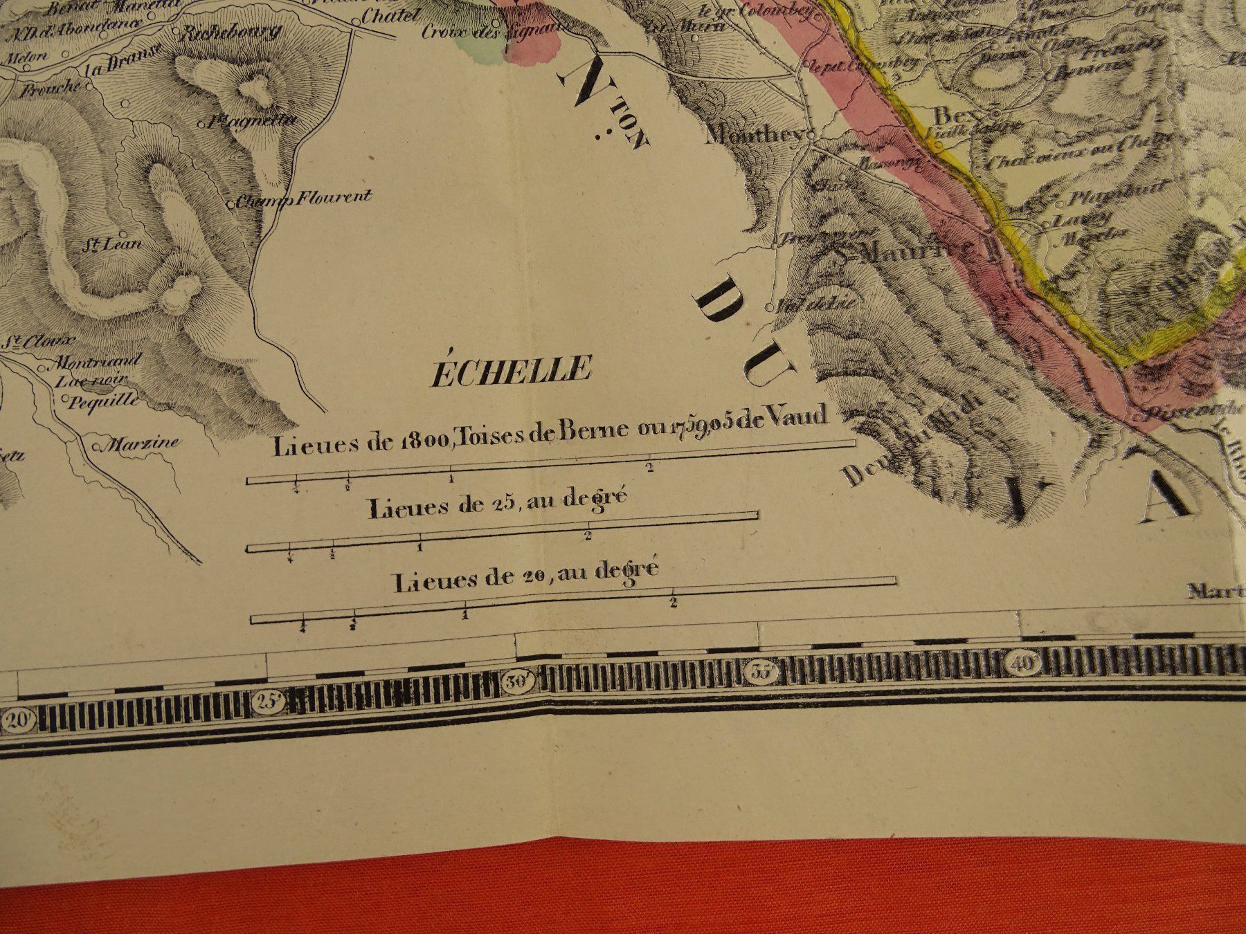 Landkarten & Atlanten: CANTON DE VAUD CARTE 1847 – Gebraucht aus Grüningen von Kartensammler 6