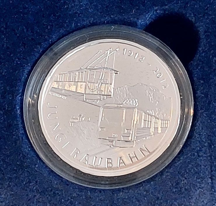 Tutti le monete: 20 Franken 2012 Silber pp Jungfraubahn Box – Nuovo (secondo la descrizione) da Arch venduto da moneyswiss 1