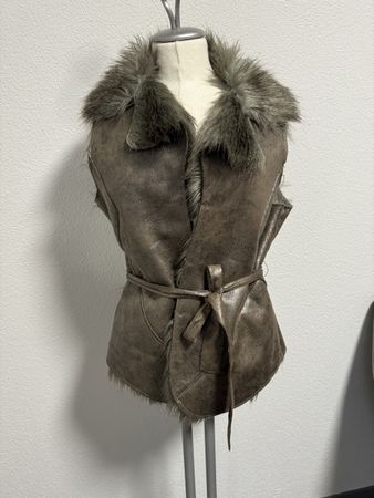 Weste Kunstfell Gr. M Winter Herbst kuschelig