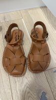 Sandals, Crupon, Size 38, barefoot, Leather, Brown