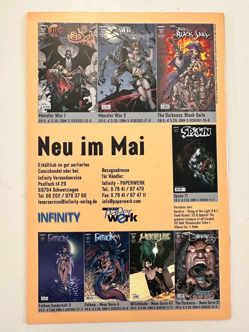 Fumetti: THE MAGDALENA VS. DRACULA BAND 1 - INFINITY – Usato da Münsingen venduto da Ganjam 2