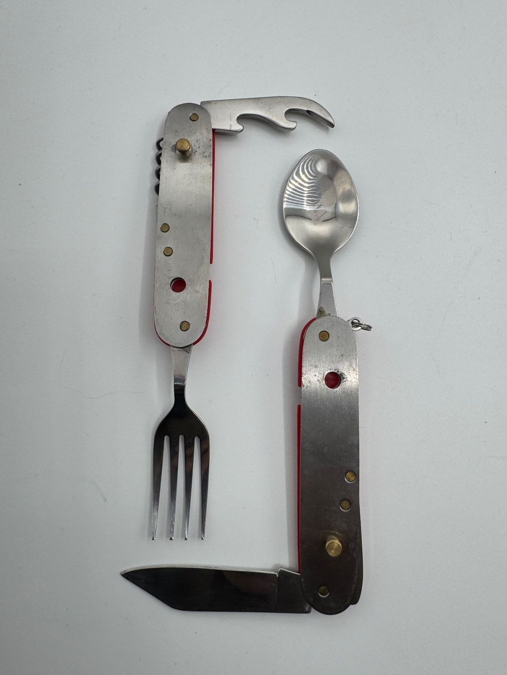 Couteaux de poche: Campingbesteck Sackmesser mit Löffel & Gabel – D'occasion à Sachseln par BONATI01 2