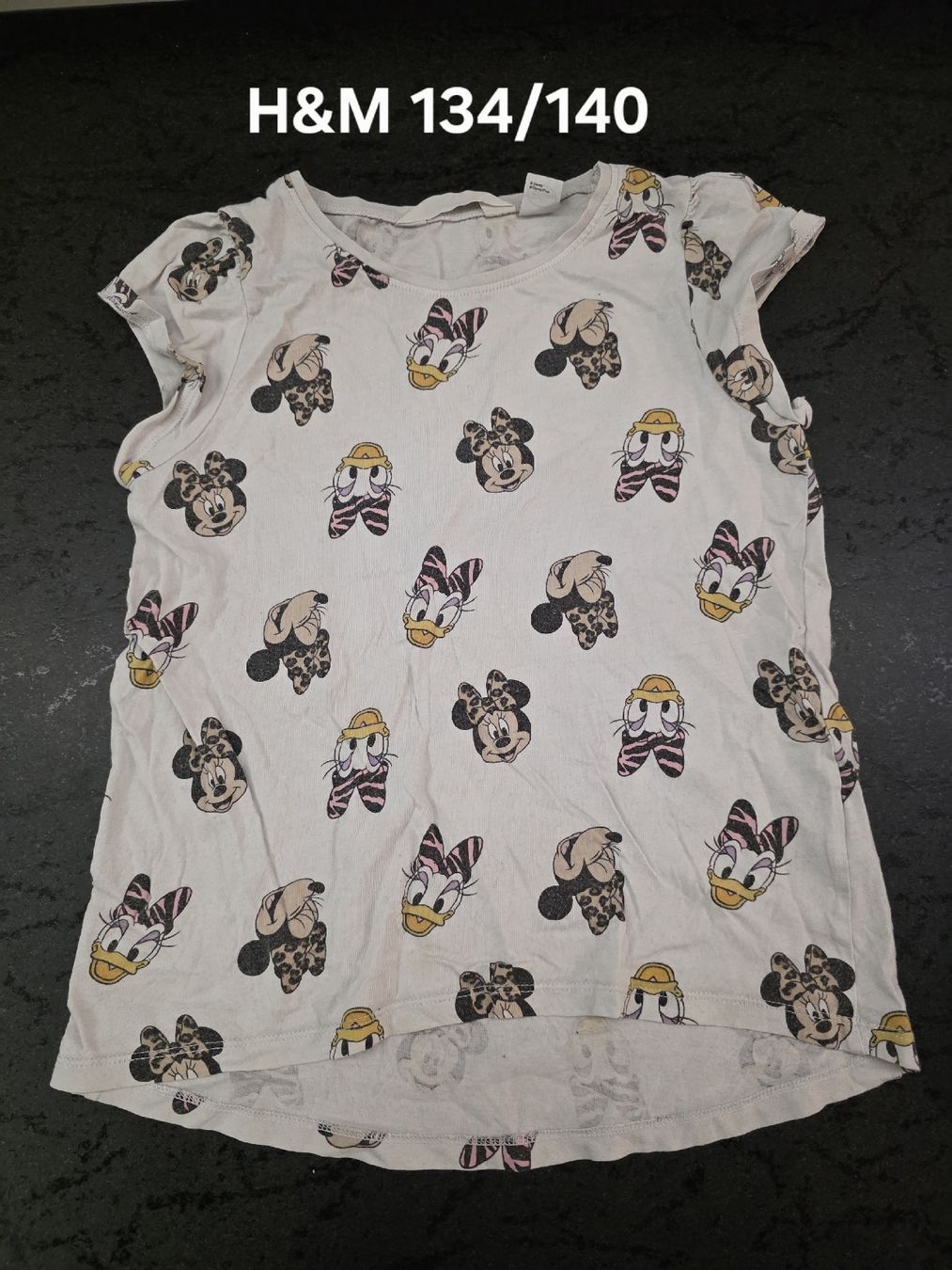 H&M Camicette, T-shirt & Top: H&M Tshirt Gr.134/140 Mickey Disney – Usato da St. Peterzell venduto da upcycling_