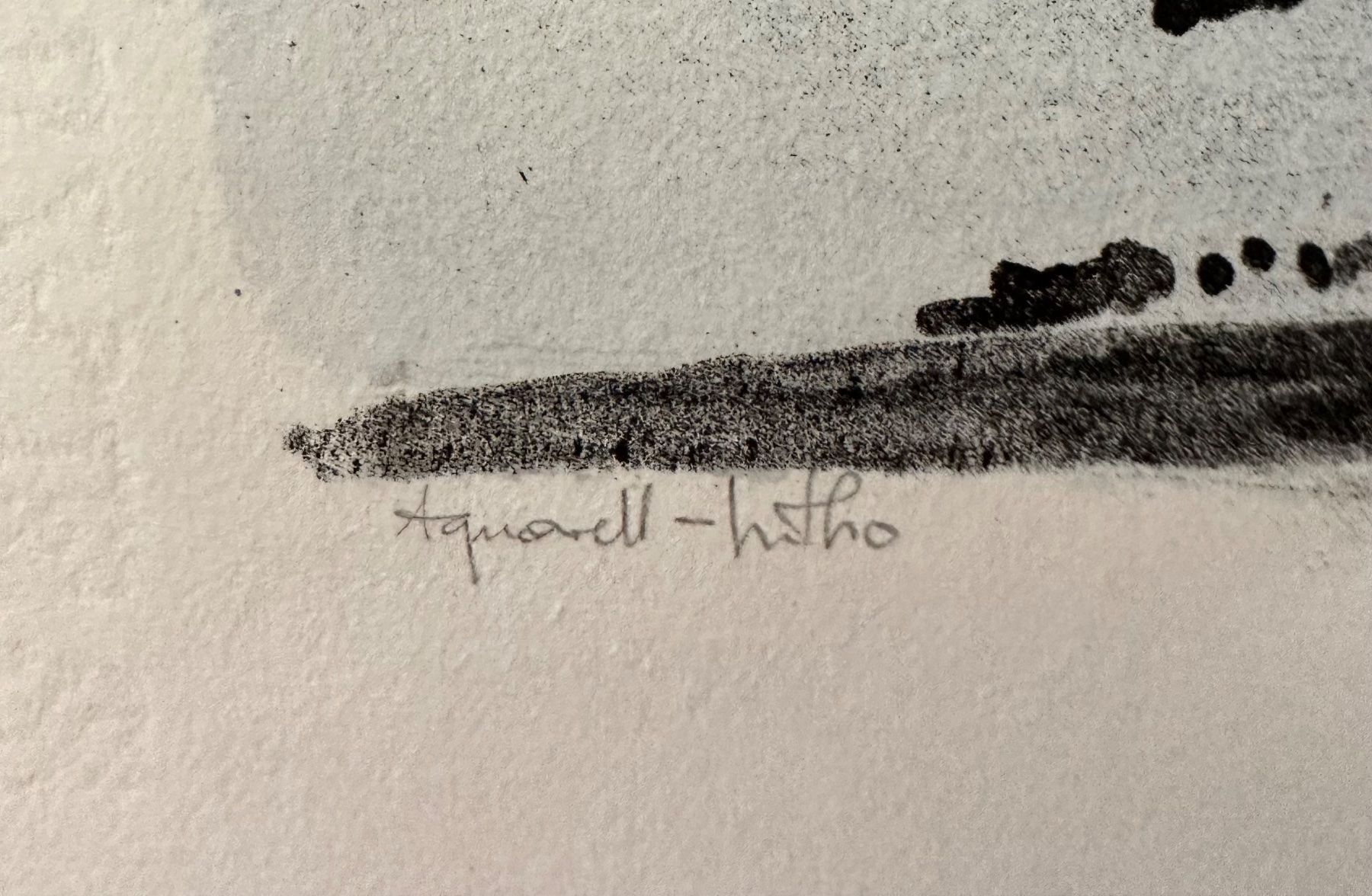 Grafica & Litografie: KÜNSTLER  ? LITHOGRAPHIE SIGNIERT NUMMERIERT – Usato da Gersau venduto da grafik-kunst 2