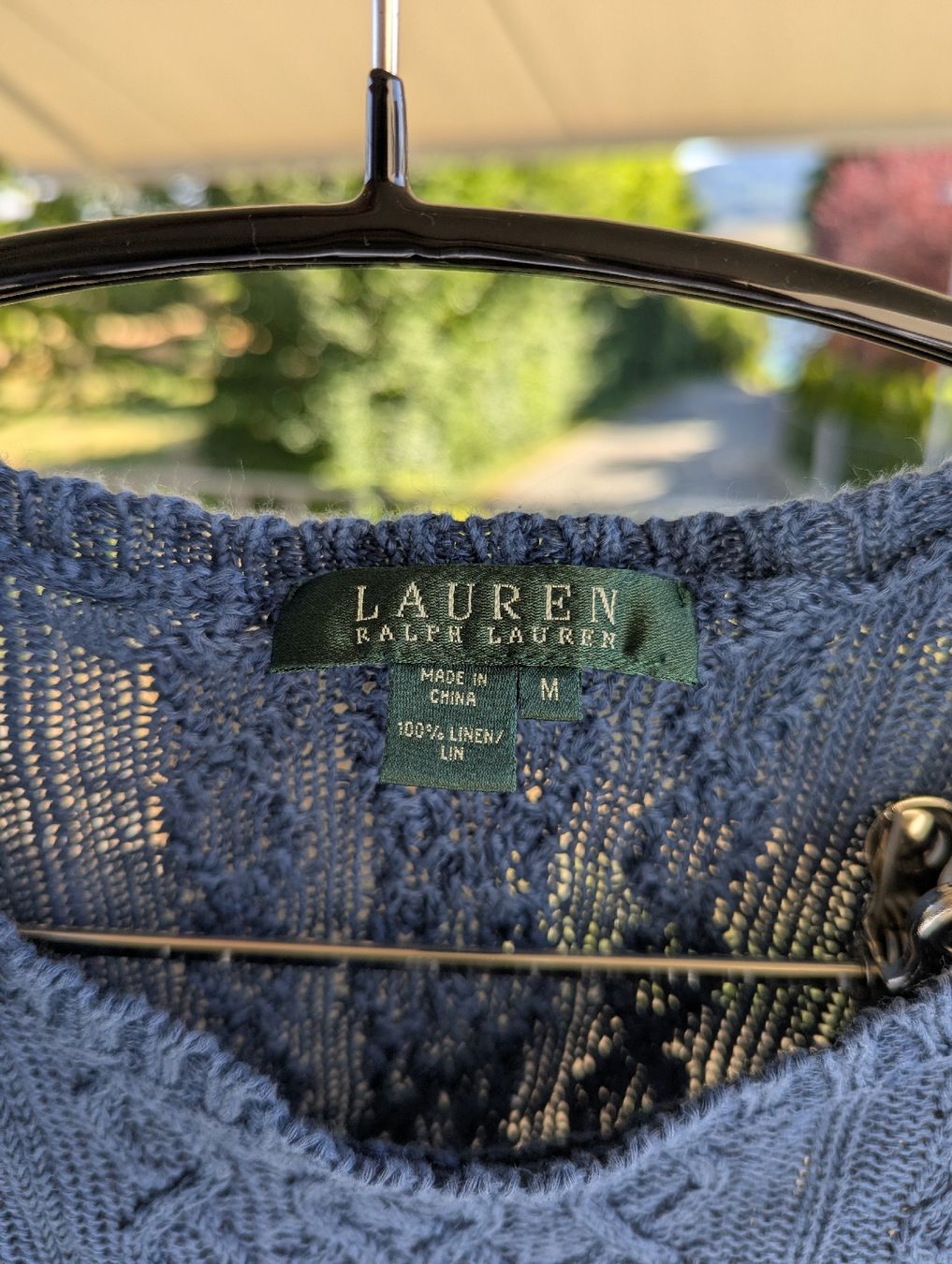 Ralph Lauren Maglioni & Felpe: Lauren Ralph Lauren Pullover Grösse M blau 100% Leinen – Usato da Seengen venduto da sam_x5tk 2