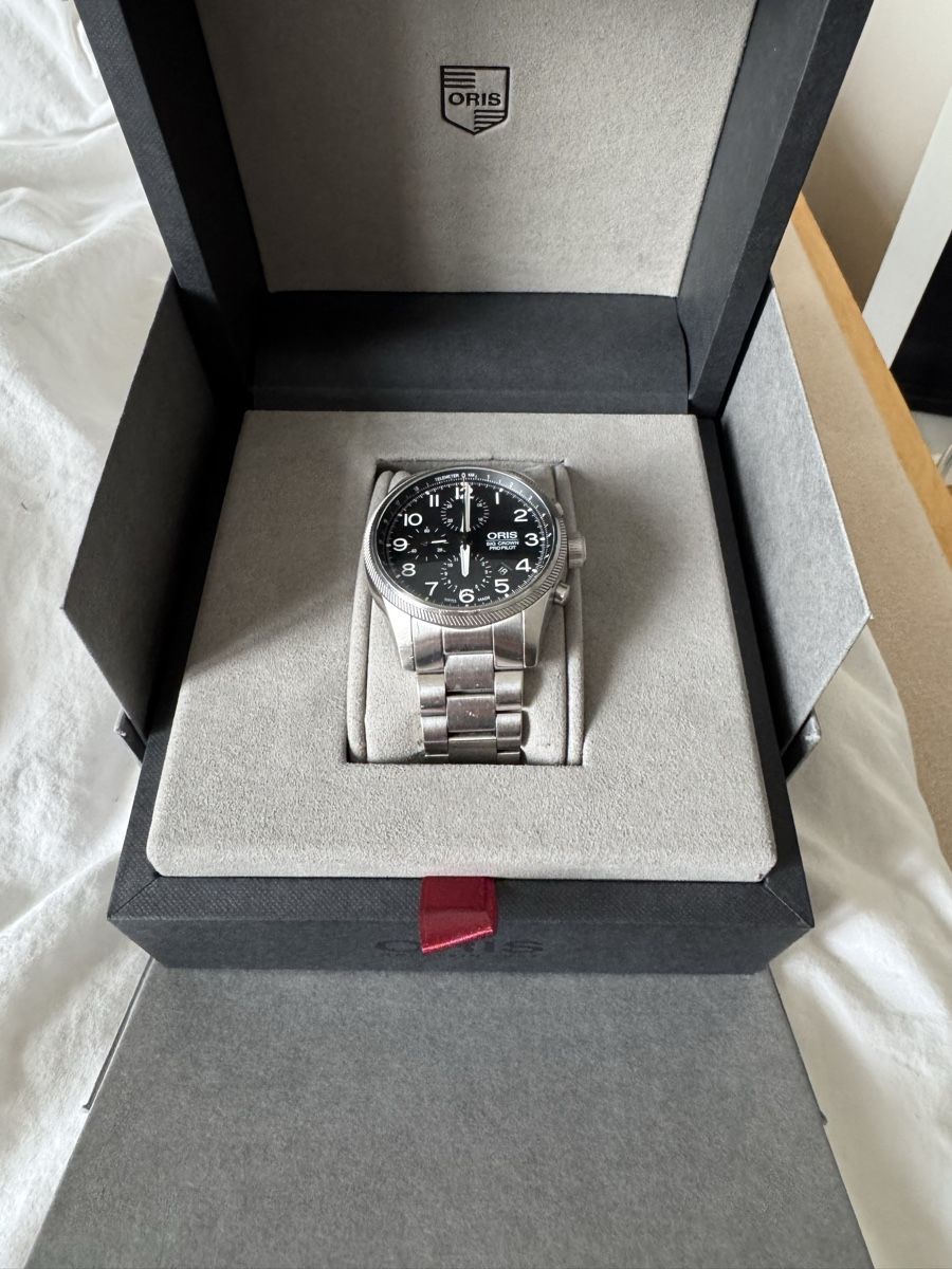 Oris Orologi: Oris Big Crown ProPilot Chronograph - Full Set – Usato da St. Gallen venduto da tob_6lfn 1