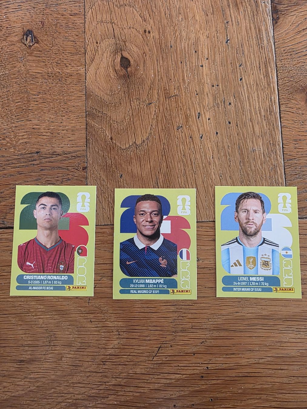 Panini Carte collezionabili: Messi Ronaldo Mbappe Panini – Nuovo (secondo la descrizione) da Burgdorf venduto da ros_6j9d