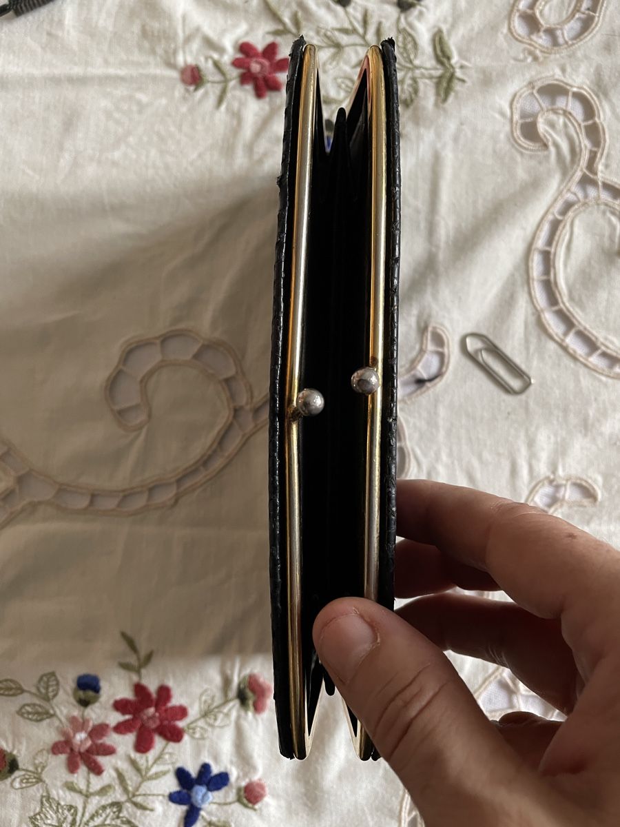Brieftaschen: Vintage Lizard Black exotic leather Wallet – Gebraucht aus Zürich von MISSYS-WONDERBAG 7