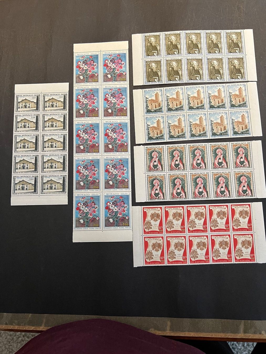 Tutti i francobolli: Monaco 1968 diverse Bogenteile**(146) – Usato da Hinwil venduto da Sidi4