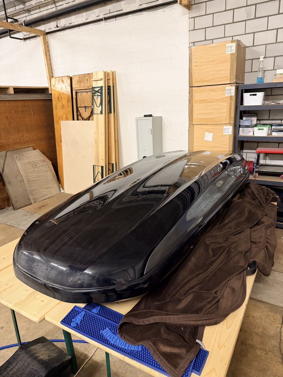 Box da tetto: Original BMW Dachbox 520 mit Dachträgern – Usato da Wagenhausen venduto da Cat81blau 6