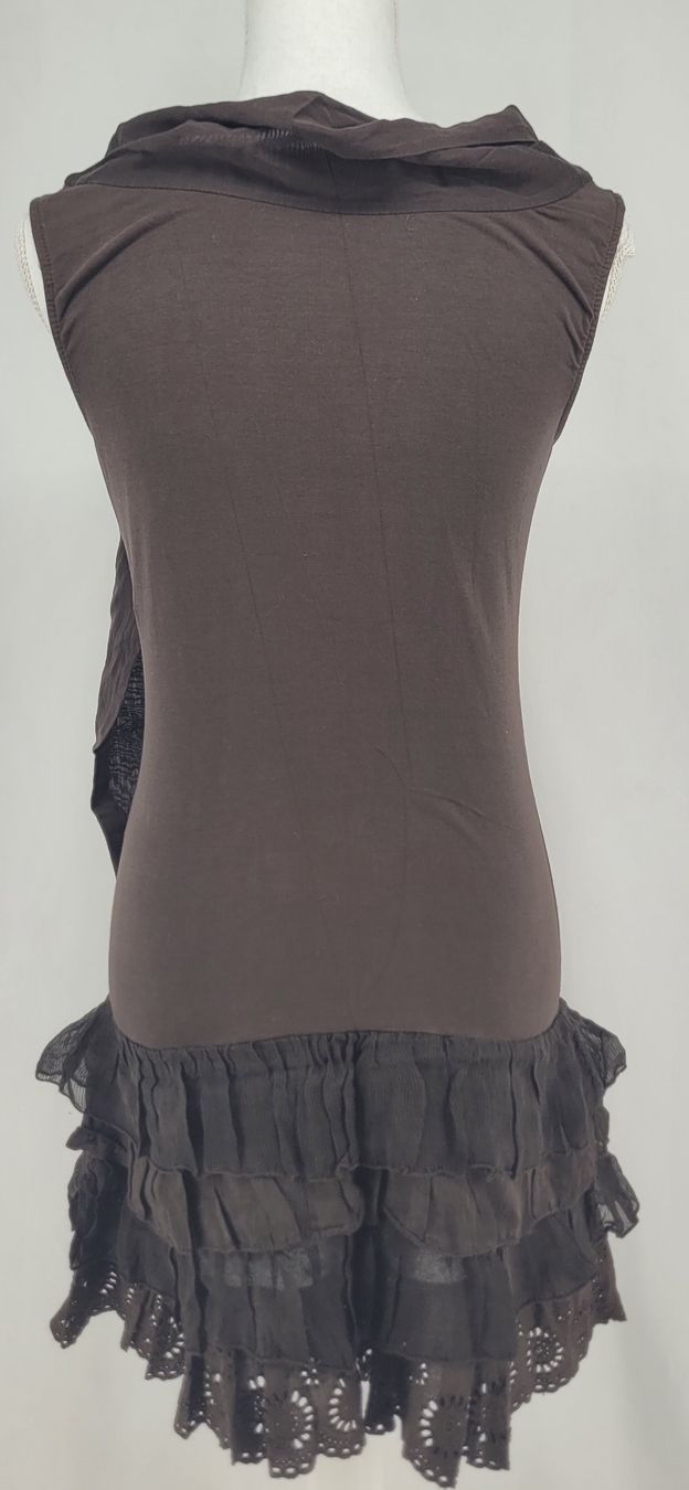 Vestiti: ROBE BRUNE VOLANT taille S – Usato da Lausanne venduto da PlusValue_Lausanne 1
