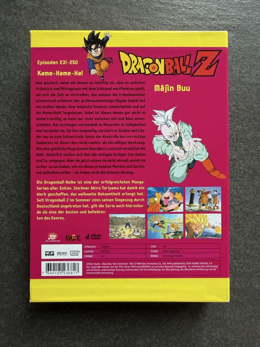 Tutti i DVDs: Dragon Ball Z DVD Box 08 – Usato da Zürich venduto da cENS0R 1