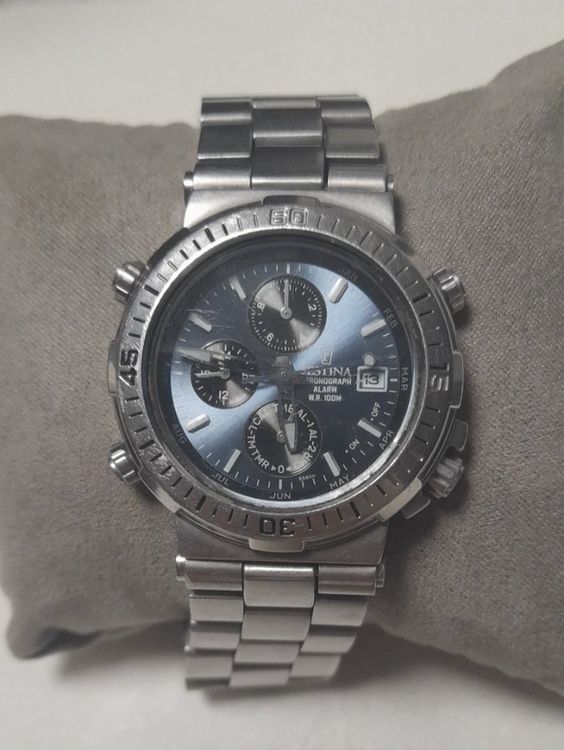 Festina chronograph 2024 alarm wr100m