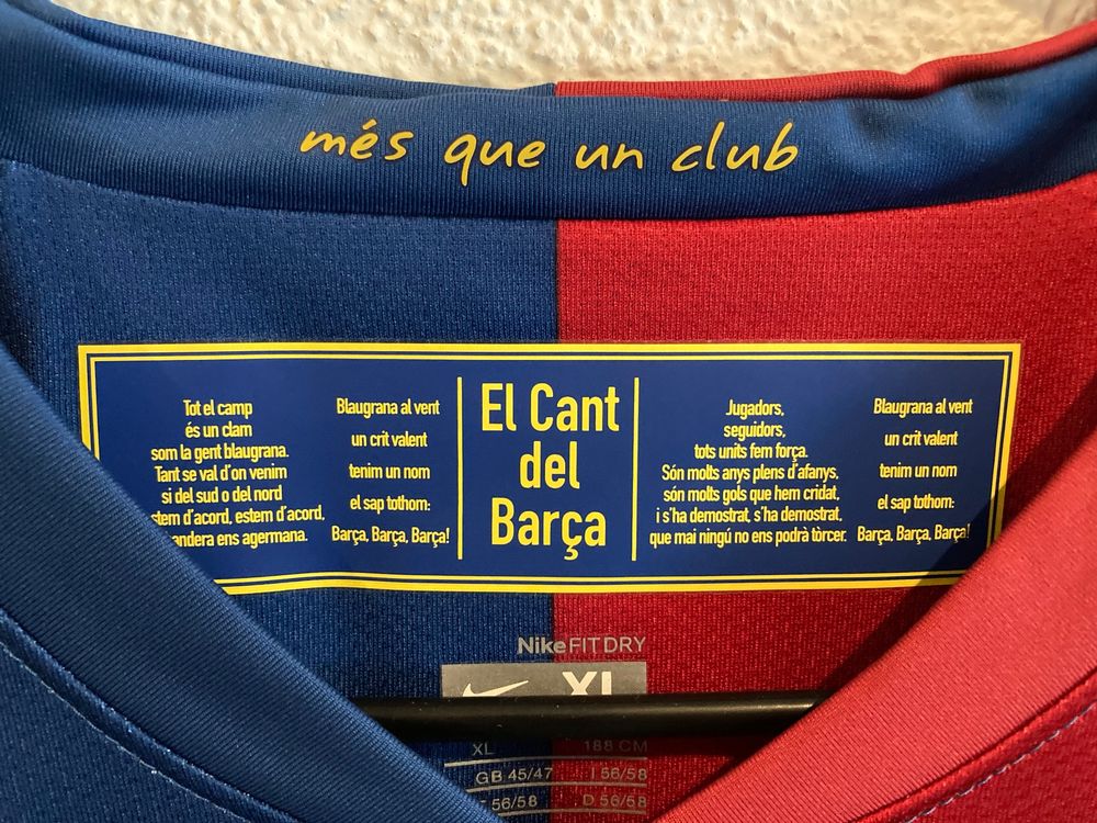 Maillot FC BARCELONA saison 2008-2009 signé par les joueurs et l