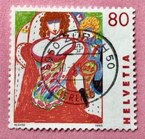 Nr.849 Aloise Corbaz GESTEMPELT  Sonderpostmarken III 1993