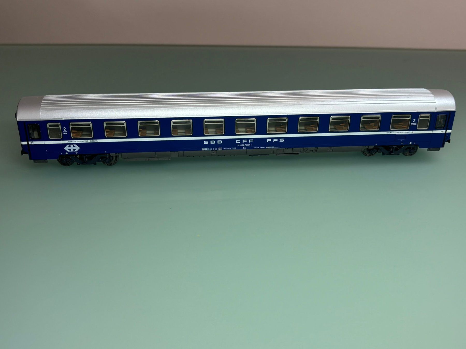 Roco Trains électriques: EUROFIMA bleu Bcm couchettes 2e cl. * 1/87e SBB CFF FFS – D'occasion à SION par Pef12 6