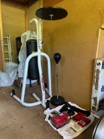 Boxstation mit Everlast-Boxsack, Reflexball & Zubehör