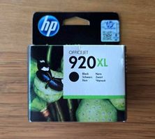 HP 920XL Schwarz Original Druckpatrone Neu & OVP