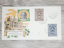 CL05 Enveloppe + Timbre Poste Vaticane 1960