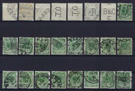 Deutsches Reich 1889-1900 aus Serie Krone und Adler gest.