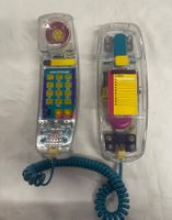 Vintage Festnetztelefon Conairphone transparentes Gehäuse