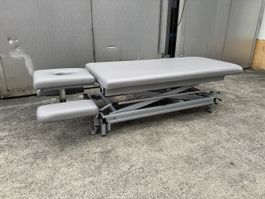 Massageliege elektrisch grau