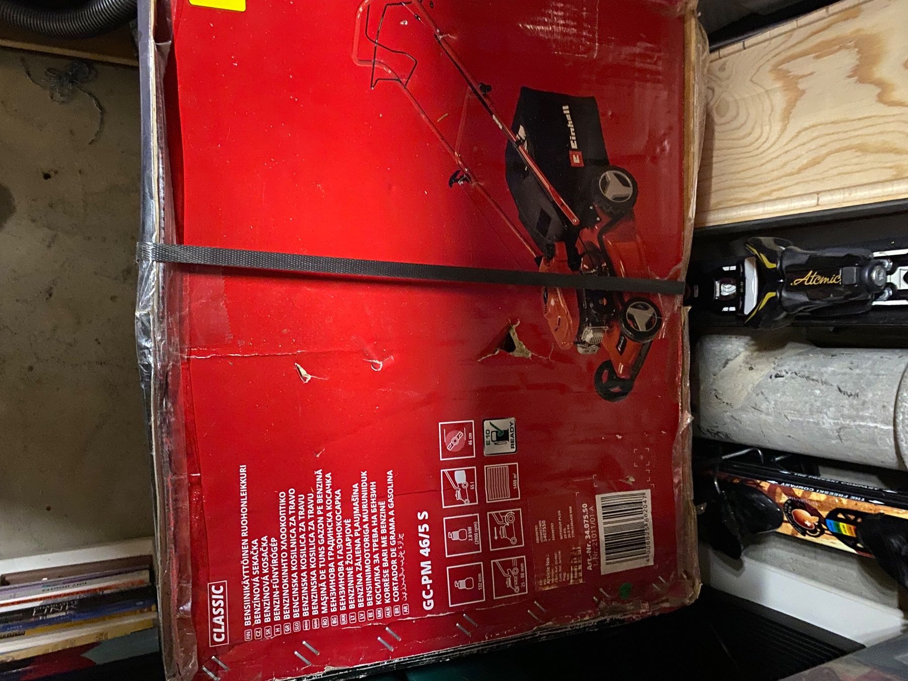 Einhell Tagliaerba: Benzin-Rasenmäher Einhell GC-PM 46/5 S neu – Nuovo e nell'imballaggio originale da Chur venduto da sveao1 2