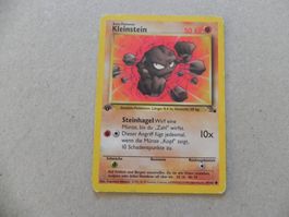 Kleinstein Pokémon Sammelkarte 1. Edition Ausgabe 1999 -2000