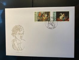 Liechtenstein 2000 Ersttagsbrief Satz Kunstausstellung