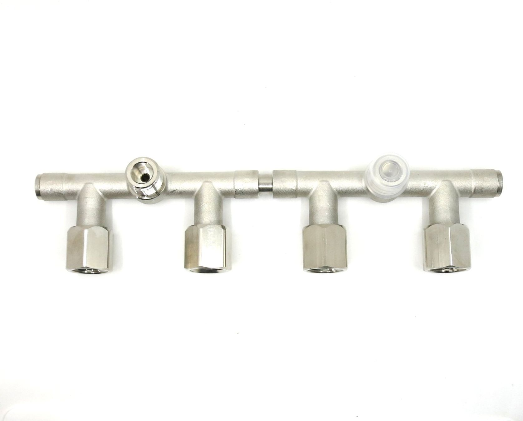 Hiwi CO2 Hochdruck Wandverteiler für 4 SodaStream Zylinder d (Neu und ...