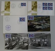 1966, Nr.441 CERN kleines Lot 3 Briefe + 3 Karten