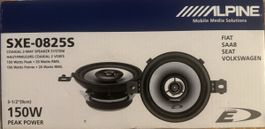 Alpine SXE-0825S 3.5" Coaxial Speakers 150W Peak New