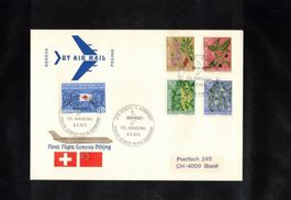 1975 Flug Genf - Peking mit PJ 1974 nach Basel