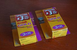 6x Kodak Gold ISO 200 36Exp. abgelaufen