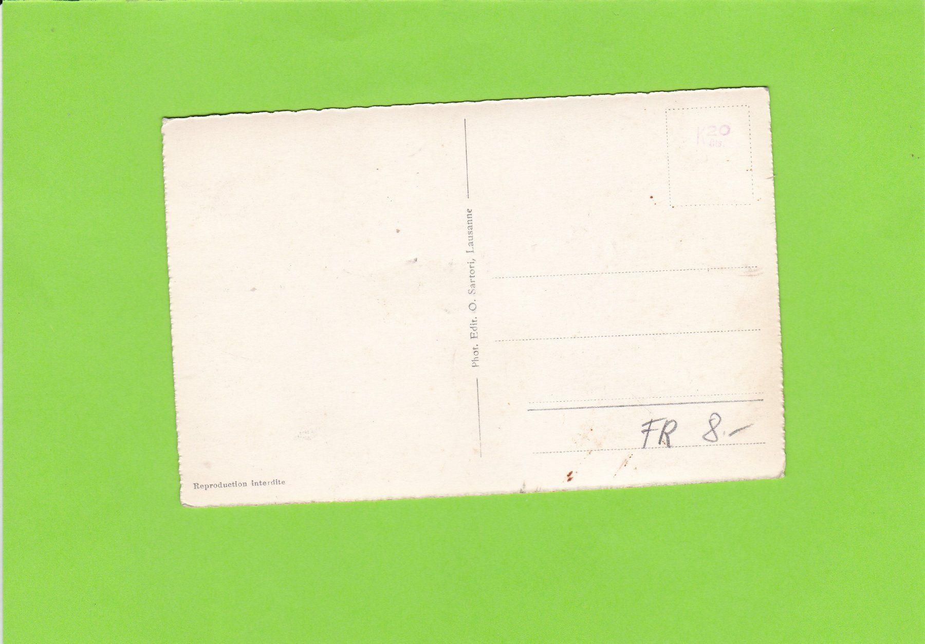 Cartoline postali: Fribourg-La Piscine – Usato da St. Peterzell venduto da neckertal 1