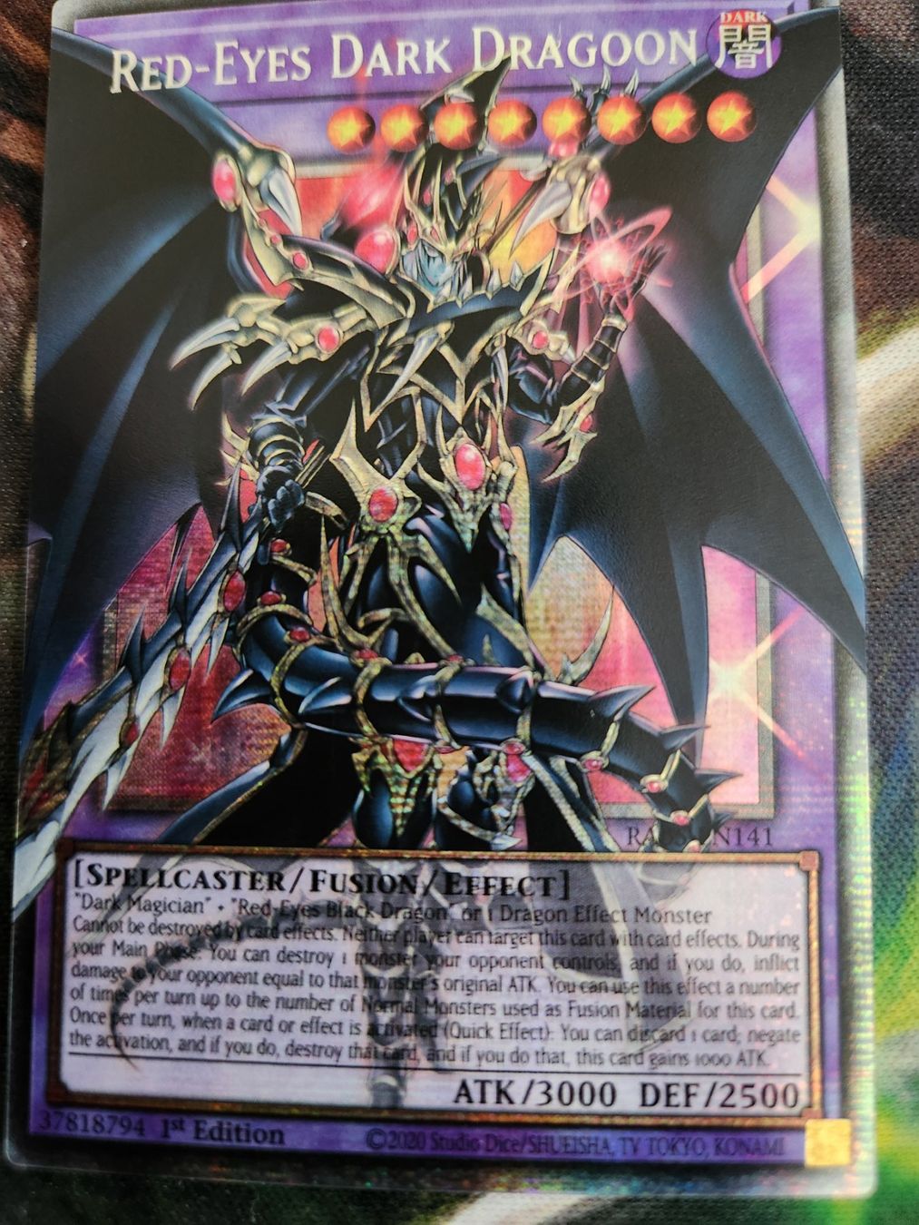 Yugioh Carte collezionabili: Yugioh Red-Eyes Dark Dragoon Starlight Foil – Usato da Bütschwil venduto da Osomo 7
