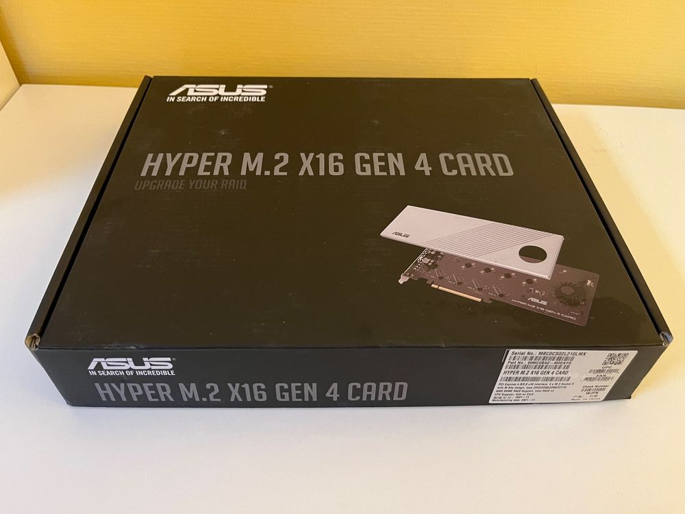 ASUS Hyper M.2 x16 Gen 4-Karte | Kaufen auf Ricardo