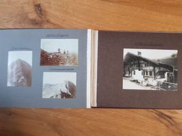 antikes Foto Album Photo 1906 Berner Bergwelt