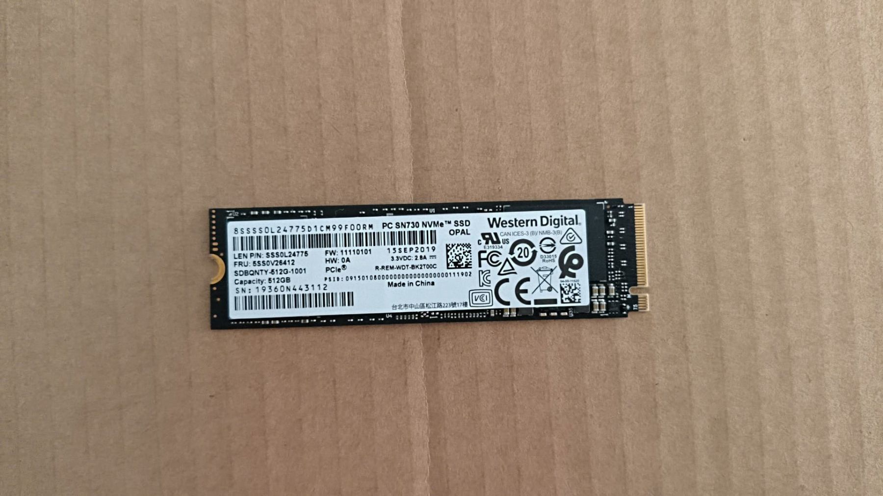 Dischi rigidi: WDC PC SN730 SSD 512GB - Gebraucht – Usato da Schwyz venduto da FluffPiff