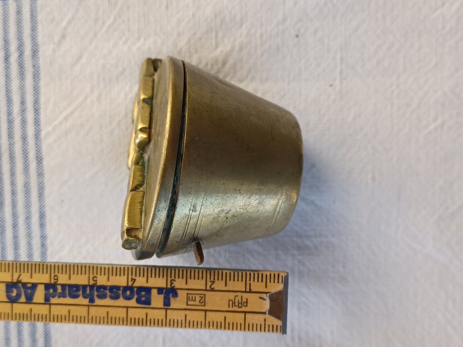 Misurare: Antikes Schweizer Becher-/Apothekergewicht Basel (um 1850) – Usato da Herisau venduto da ugr_prb5 2