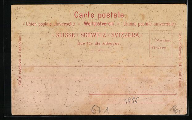 Ansichtskarten: Litho Geneve, Exposition Nationale / Sch – Gebraucht aus Berlin von bartko-reher 1