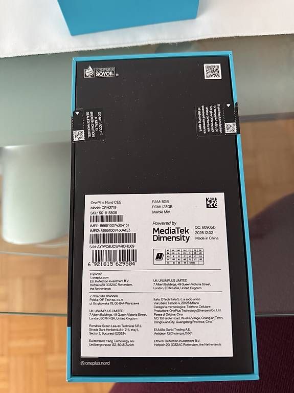 Telefoni cellulari / Smartphones: OnePlus Nord CE 5 Marble Mist – Usato da Regensdorf venduto da Jazmyn307 3
