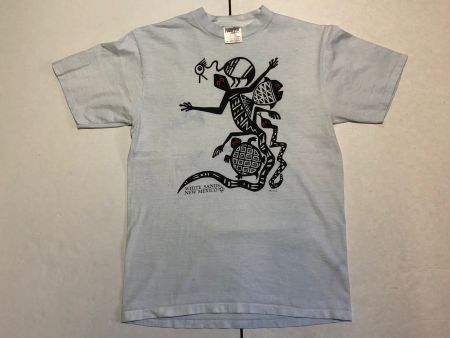 Vintage 90s T-Shirt indian Art animals Gr.M