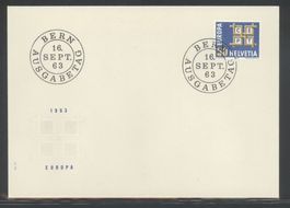1963, FDC, Europa (Nr. 401)