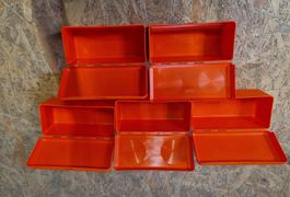 5x kleine Boxen für Schutzbrille, Werkzeug ect.