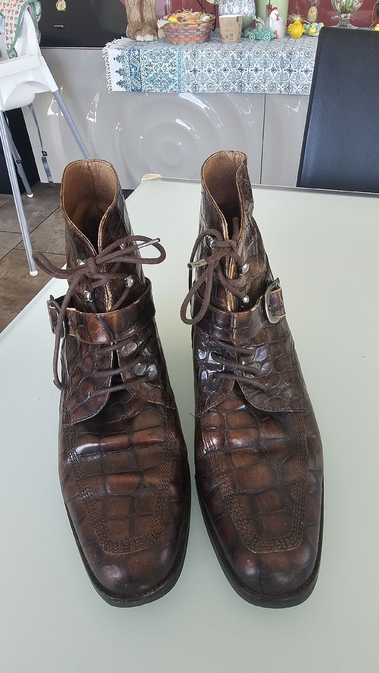 Scarpe da donna: Bottines en cuir véritable – Usato da Nax venduto da mojy 2