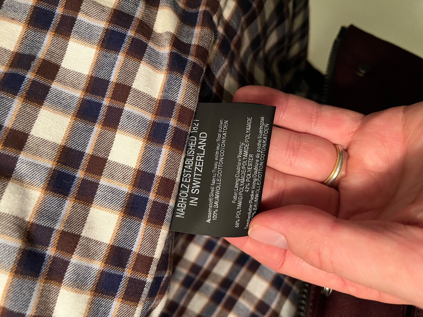 Vestes: Nabholz Jacke neuwertig – Neuf (Voir description) à Zollikerberg par Huglos 4