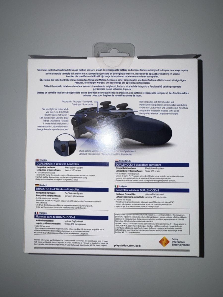Sony Controller: PS4 DualShock 4 Controller (Midnight Blue) - NEU – Neu und originalverpackt aus Kerzers von -.-Jesus-.- 2