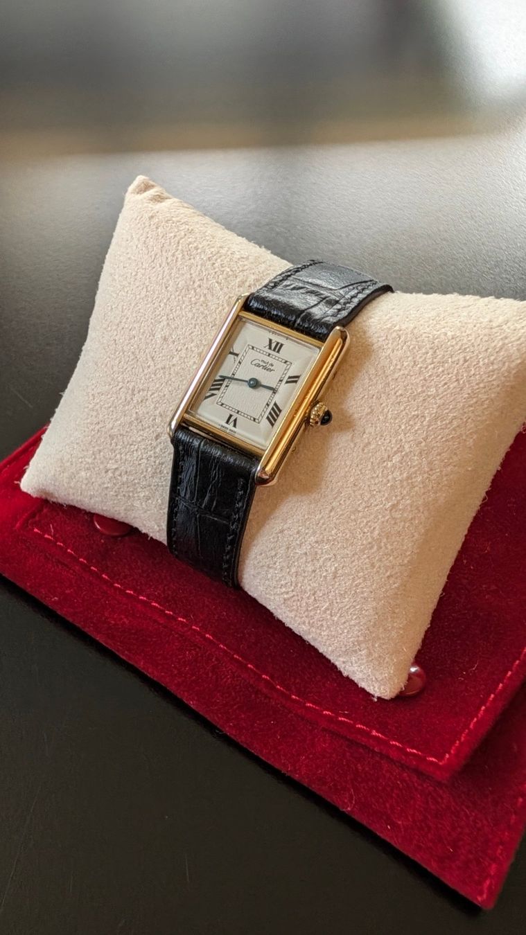 Cartier Must de Tank, mit Faltschliesse, Ref. 2415 (Gebraucht) in ...